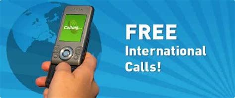 free international phone calls.